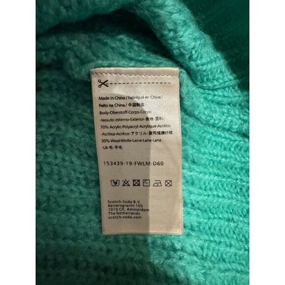 Scotch & Soda Chunky Oversized Striped Crewneck Sweater NWT - Picture 5 of 8